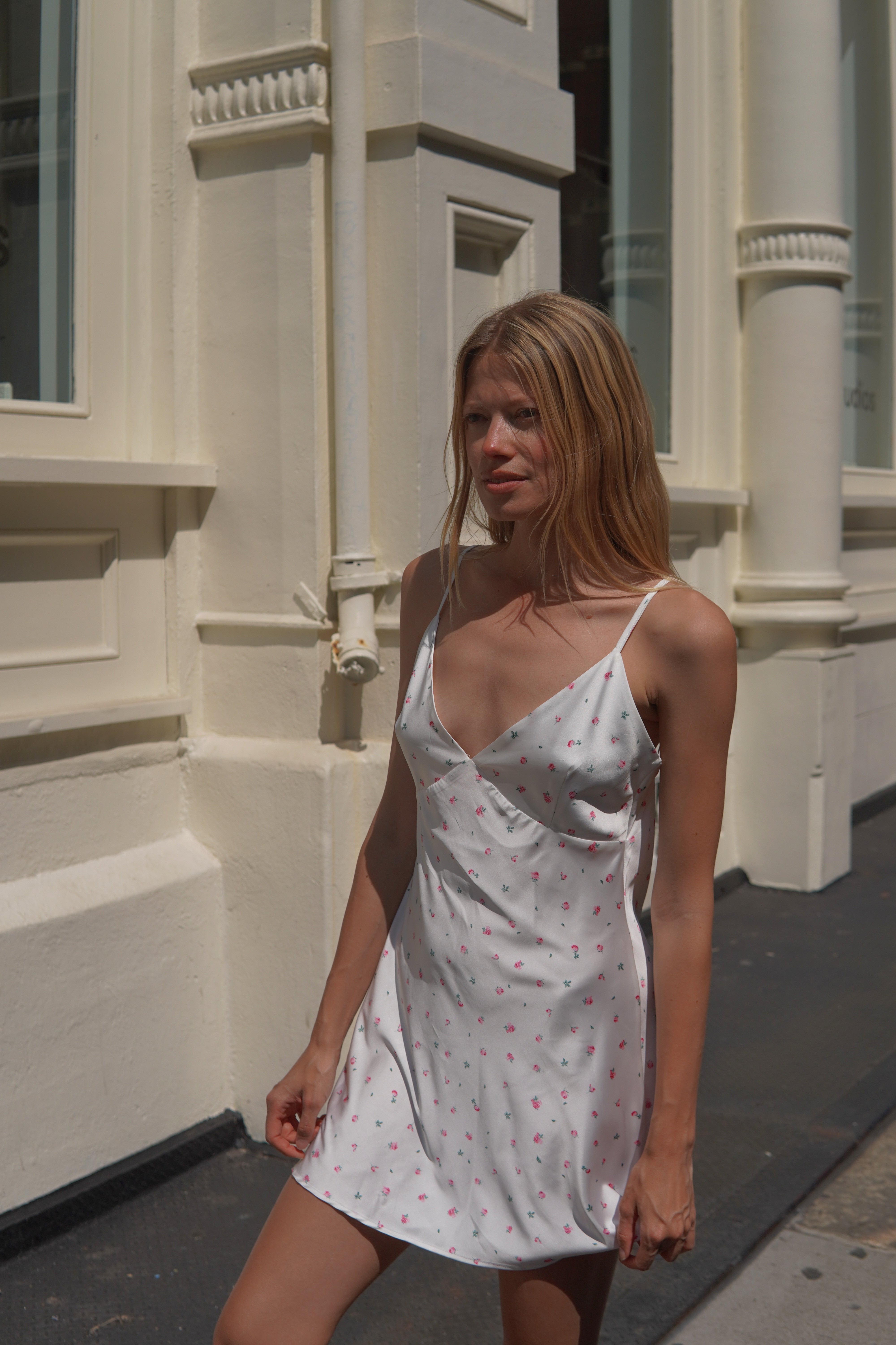 Rosie OkeoTex Satin Slip - White