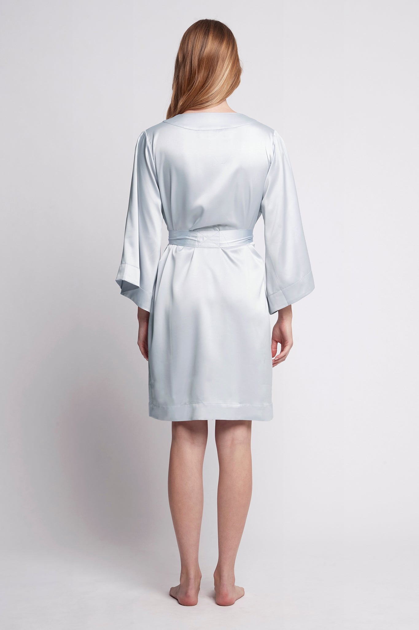 Jasmine robe - Eggshell Blue